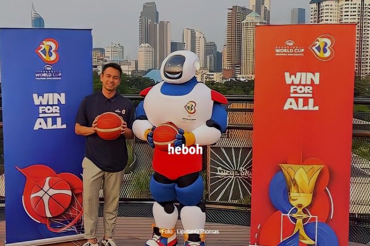 Raffi Ahmad Dinobatkan Sebagai Duta Piala Dunia Basket 2023