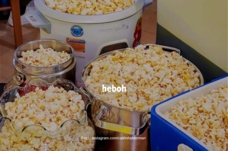 Viral Bioskop Vietnam Bagikan Popcorn Gratis, Masyarakat Bawa Baskom Jumbo hingga Rice Cooker