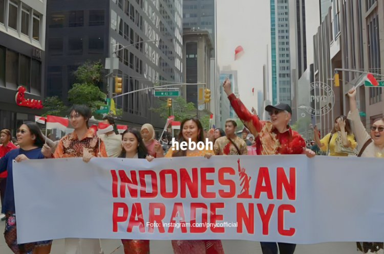 Parade Indonesia Gunakan Pakaian Tradisional Sukses Curi Perhatian Publik New York