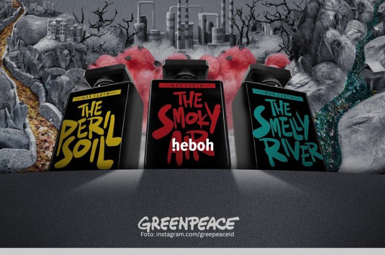 Greenpeace Indonesia Rilis Parfum Aroma Sampah dan Polusi