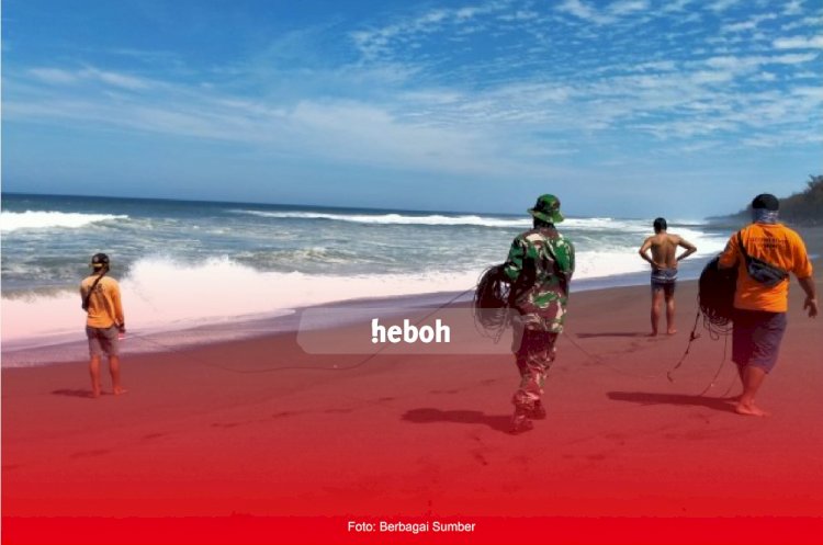 Satu Keluarga Menjadi Korban Tenggelam di Pantai Goa Cemara