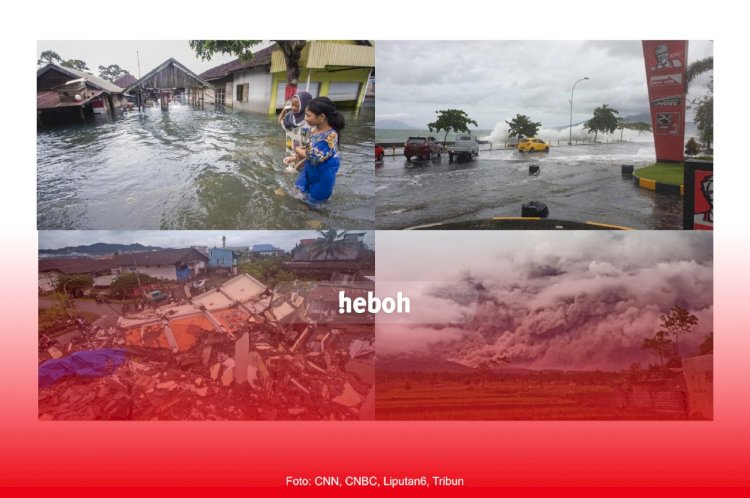 Kurang Dari Satu Bulan, Bencana Alam Terjadi di Berbagai Daerah di Indonesia. #PRAYFORINDONESIA