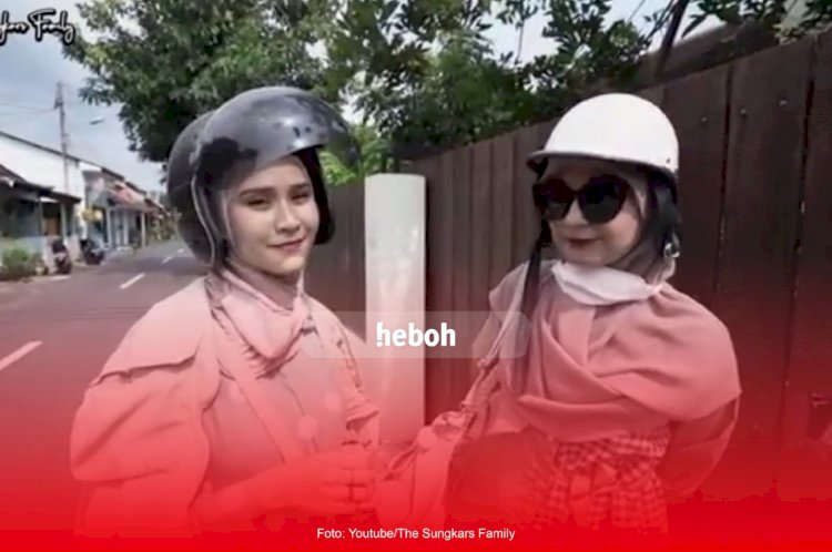 Keseruan Shireen Sungkar dan Zaskia Adya Mecca Keliling Jogja Naik Motor
